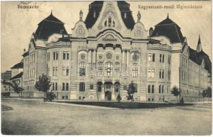 1933 Temesvár, Timisoara; Kegyes tanítórendi főgimnázium. Polatsek kiadása / grammar school
