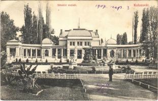 1907 Kolozsvár, Cluj; Sétatéri mulató. Schuster Emil kiadása / promenade, park (EK)