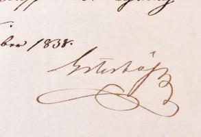 1838 Herceg galántai Esterházy Pál Antal (1786-1866) diplomata, később a király személye körüli mini...