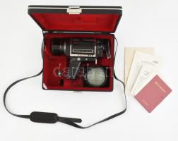 Chinon 310 Pacific Super 8-as kamera, nagyon szép, működőképes állapotban, eredeti tokjával, napelle...