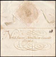 1733 Vilma Amália magyar királyné (1673-1742), I. József király feleségének autográf aláírással ellá...