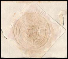 1733 Vilma Amália magyar királyné (1673-1742), I. József király feleségének autográf aláírással ellá...