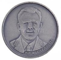 Szovjetunió ~1961. Gagarin kétoldalas fém emlékérem (60mm) T:2,2- Soviet Union ~1961. Gagarin two-sided metal medallion (60mm) C:XF,VF