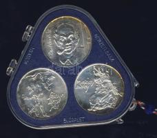 1976. 200Ft Ag 3klf db "Festők I.Derkovits, Szinyei, Munkácsi" sor T:BU Eredeti plombált MNB tokban!