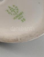 Hollóházi porcelán hal pár, kézzel festett, jelzett, hibátlan. m: 24 cm