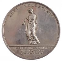 Ausztria 1824. Bécsi katonai sebészakadémia (Collegium-Medico-Chirurgicum-Josephinum) nagyezüst kitü...