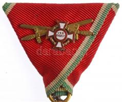 1922. "Magyar Koronás Bronzérem hadiszalagon, kardokkal, az elmaradt elmaradt Katonai Érdemkere...