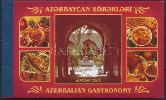 2005 EUROPA Gasztronómia bélyegfüzet, EUROPA Gastronomy stamp-booklet Mi 610-611