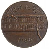 Kalmár Márton (1946-) 1986. "Megyei Tanács - Pándy Kálmán Kórháza - Gyula / 1846-1986" Br ...