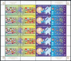 50 éves az Europa CEPT bélyeg kisív, Europa CEPT minisheet
