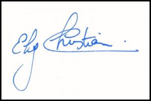 Carl Christian Habsburg herceg (1954-) autográf német nyelvű sorai és autográf aláírása kártyán. Lap...