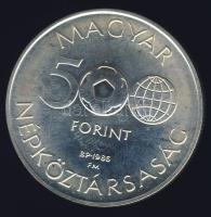 1986. 500Ft Ag "Labdarúgó VB" T:BU