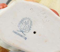 Herendi porcelán madár pár, kézzel festett, jelzett, hibátlan. m: 9,5 cm