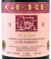 1995 Gere Cabernet Sauvignon - Kékfrankos Cuvée Barrique bontatlan palack vörösbor