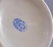 Zsolnay porcelán bögre Tchibo logóval, matricás, jelzett, kis kopással. m: 10 cm