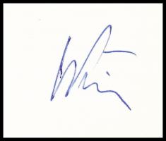 1989 Habsburg Ottó (1912-2011) autográf aláírása dombornyomott, az osztrák magyar koronával díszítet...