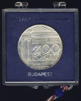 1977. 200Ft Ag "Nemzeti Múzeum" T:BU Eredeti, plombált MNB plasztiktokban!