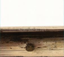 Ezüst (Ag) szelence, cigaretta tárca a Latinovits család címerével, valamint belső oldalán automobil...