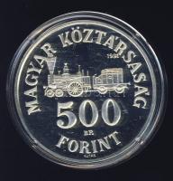 1991. 500Ft Ag "Széchenyi" T:PP Díszdobozban!