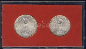 1970. 50Ft Ag + 100Ft Ag "Felszabadulás" pár T:BU Eredeti plasztiktokban!