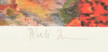 Péreli Zsuzsa (1947-): Déja-vu - A falon.  C print, merített papír, Jelzett, sorszámozott 50/100  22...