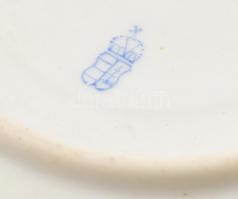 Herendi virág mintás tálkák,. egyik háború előtti jelzéssel. Kézzel festett, jelzett, hibátlanok. d:...