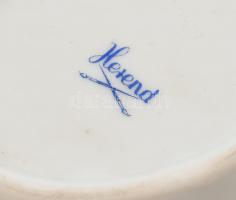 Herendi virág mintás tálkák,. egyik háború előtti jelzéssel. Kézzel festett, jelzett, hibátlanok. d:...