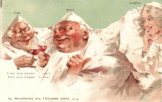 Eiger, Mönch, Jungfrau litho