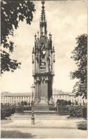 1916 Budapest II. Lipótmező, Hidegkúti út. Cs. és Kir. gyalogsági hadapród iskola, Hentzi emlékmű