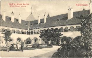 Kistapolcsány, Topolcianky; József kir. herceg kastélya (régi Rákóczi udvar). Brunczlik J. kiadása / castle, courtyard