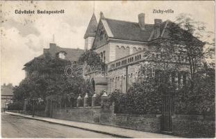 1925 Budapest XIV. Zichy-villa, Zichy Géza utca 6., Kudelka János kereskedése