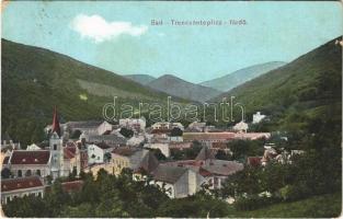 1914 Trencsénteplic, Trencianske Teplice; látkép. Wertheim Zsigmond kiadása / general view (kis szakadás / small tear)