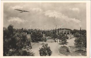 1944 Budapest III. Hármashatárhegyi Pilótaotthon, repülőgép. Nád Anndor felvétele