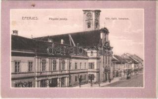 1911 Eperjes, Presov; Püspöki palota, Görögkatolikus templom. Divald Károly Fia / bishops palace, Greek Catholic church