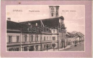 1911 Eperjes, Presov; Püspöki palota, Görögkatolikus templom. Divald Károly Fia / bishop's palace, Greek Catholic church