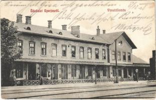 1908 Eperjes, Presov; Vasútállomás / railway station (EK)