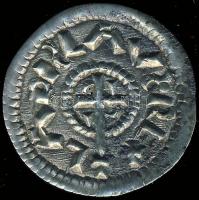 I.László 1077-95. Denár Ag ÉH.15 T:2- négy parányi lyuk