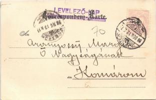 1898 Kamanc, Kamenitz, Sremska Kamenica (Újvidék, Novi Sad); K.u.K. Cadeten-Schule / Osztrák-magyar ...