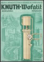 cca 1930 Knuth-Wofatit korszerű vízlágyító készülékek ismertető prospektusa, 4p