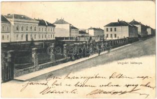 1905 Ungvár, Uzshorod, Uzhhorod, Uzhorod; Ungvári laktanya. Steinfeld Dezső kiadása / Austro-Hungarian K.u.K. military barracks (EK)