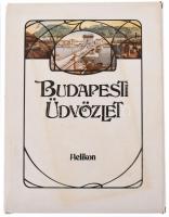 Budapesti üdvözlet. Szerk.: Kollin Ferenc. A régi Budapest korabeli képeslapok és reklámok tükrében. Bp., 1983, Helikon. Fekete-fehér fotókkal illusztrált. Térkép-melléklettel (Budapest fő- és székváros legújabb térképe, kész. Homolka József, lépték nélkül, az 1896-os kiadás reprintje, 78,5×63 cm.) Kiadói egészvászon kötésben, kiadói karton-tokban, jó állapotban.