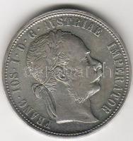 Ausztria 1873 1G ezüst T:2/3 R!