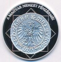 DN A magyar nemzet pénzérméi - A címer elemei először együtt egy vereten 1440-1444 Ag emlékérem (10,37g/0.999/35mm) T:PP