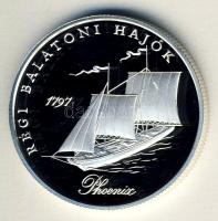 1998. 2000Ft Ag "Balatoni hajók" T:PP Csak 10.000db!