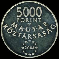 2004. 5000Ft Ag "Magyarország az EU tagja" T:PP Csak 10000db!