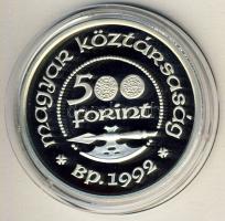 1992. 500Ft Ag "Szent László" T:PP