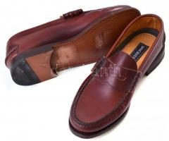 Mansfield elegáns barna férfi bőr cipő, újszerű állapotban, m: 45, kartondobozban