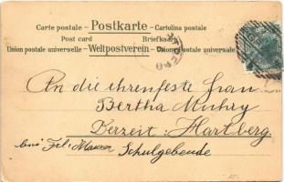 1902 Unser täglich Brod gieb uns heute / German folklore art postcard, fishermen's prayer. V.H....