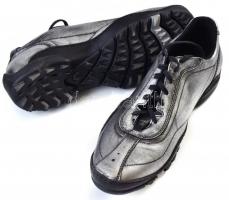 Cult ezüst színű férfi félcipő, bőr felsőrésszel, textil béléssel, szintetikus talppal, újszerű álla...