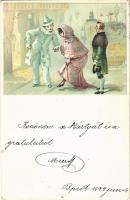 1899 Circus art postcard. litho (EK)